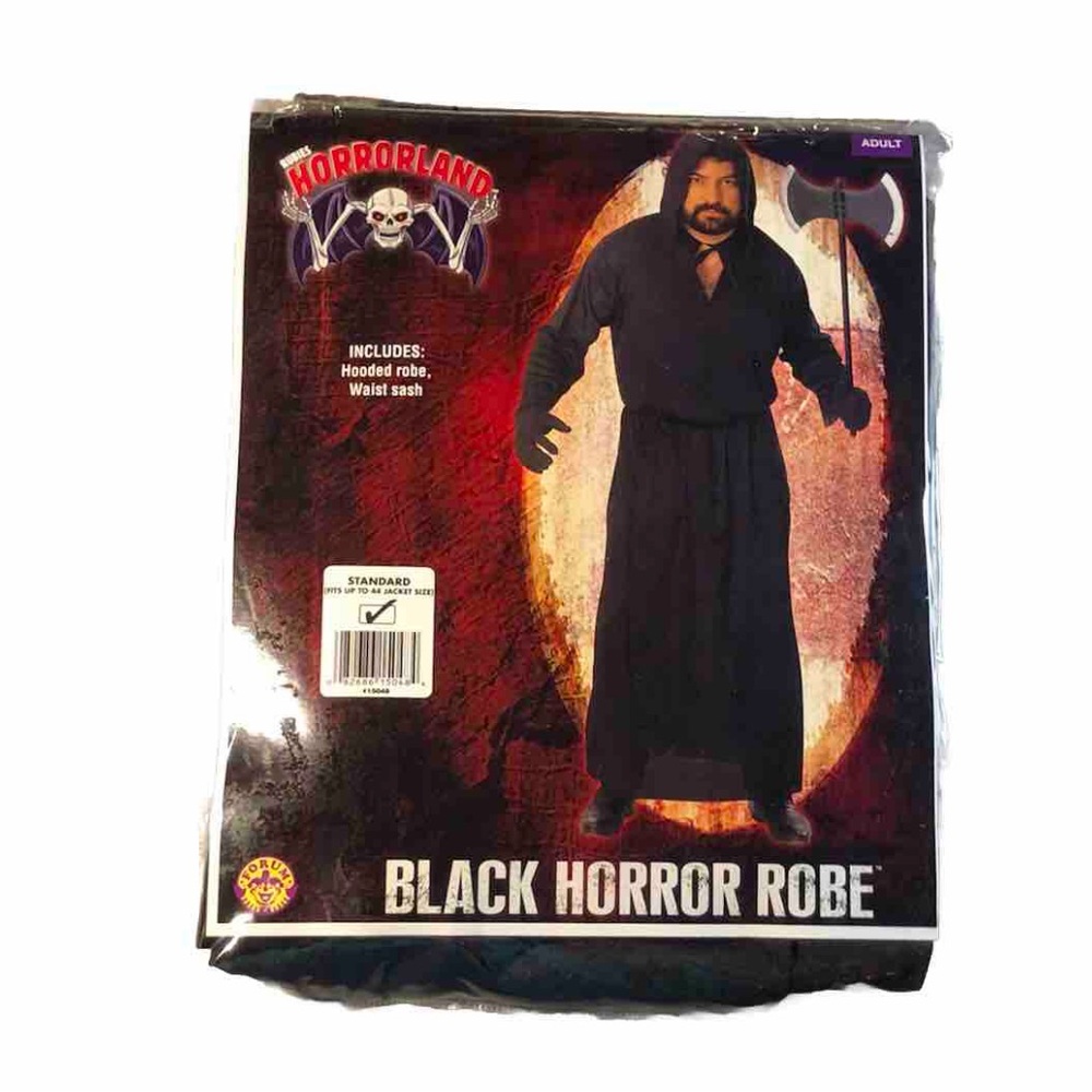 Rubies Horrorland Halloween Black Horror Robe Standard Fits up to 44 Size New